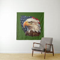 American Flag Bald Eagle