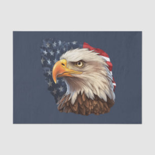American Flag Bald Eagle Tissue Paper