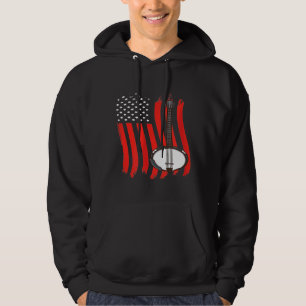 American Flag Banjo Hoodie
