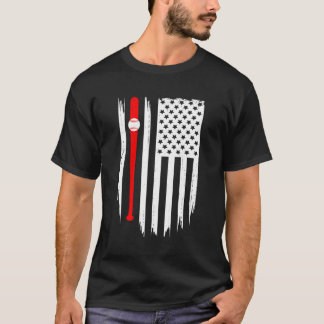 American Flag Baseball Baseball T-Shirt
