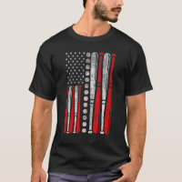 American Flag Baseball Red White Blue 4th Of July