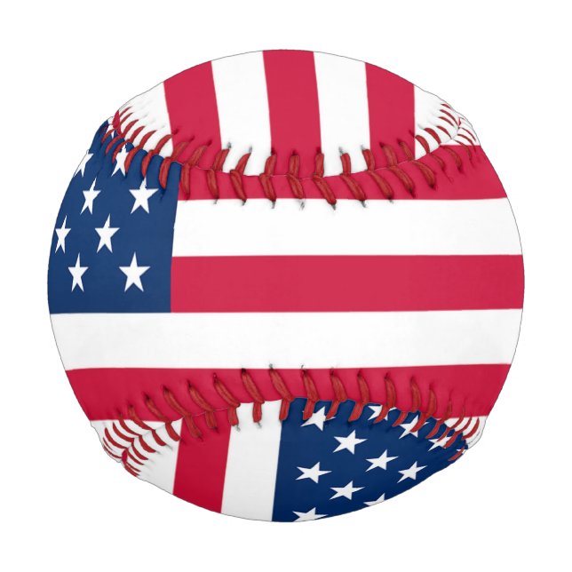 American Flag Baseball USA Patriotic (Back)
