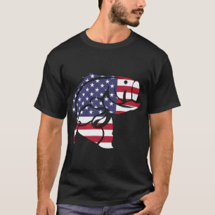American Flag Bass T-Shirt
