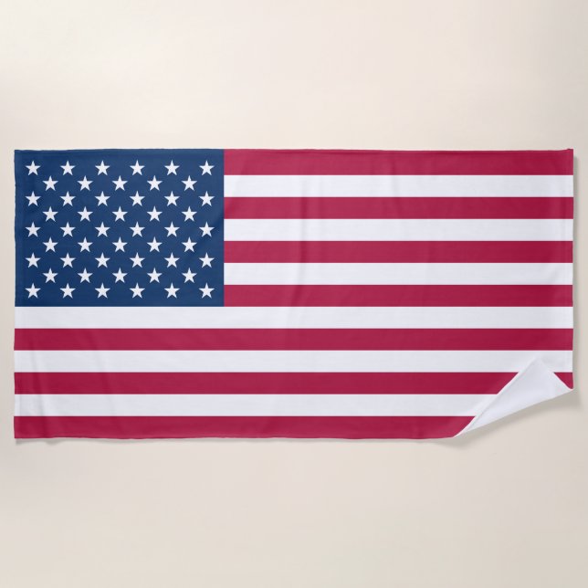 American flag beach towel (Front)