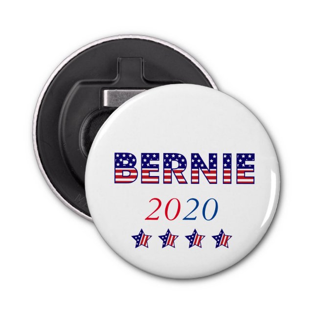 American Flag Bernie 2020 Bottle Opener (Front)
