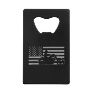 American Flag Biker Motorcycle Short Sleeve