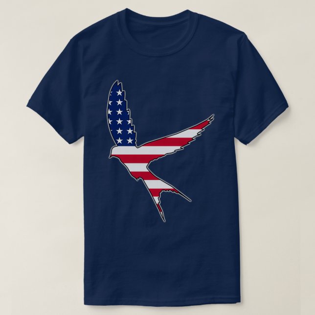 American flag bird 1 T-Shirt (Design Front)