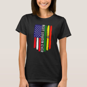 American Flag & Bolivia Flag Best Cousin Ever Fami T-Shirt