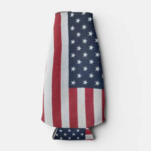 American Flag Bottle Cooler
