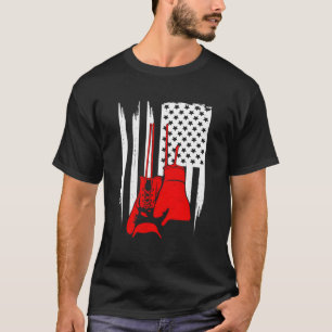 American Flag Boxing Apparel - Boxer Boxing T-Shirt