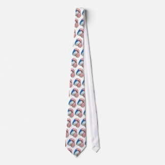 American Flag Boxing Gloves Necktie