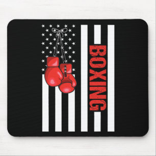 American Flag Boxing Patriotic Boxing 1  Mouse Mat