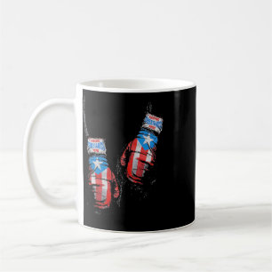 American Flag Boxing Usa Gloves Gym Boxer Fitness  Coffee Mug