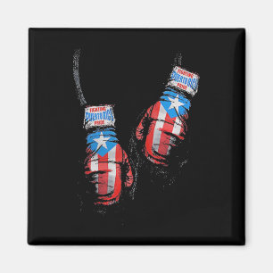American Flag Boxing Usa Gloves Gym Boxer Fitness Magnet