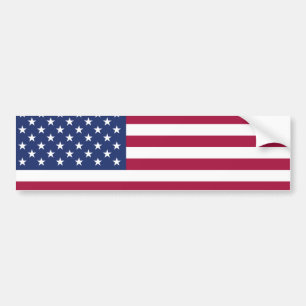 American Flag Bumper Sticker