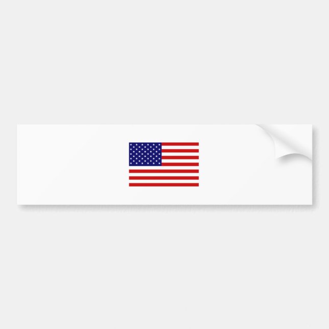 American Flag Bumper Sticker (Front)