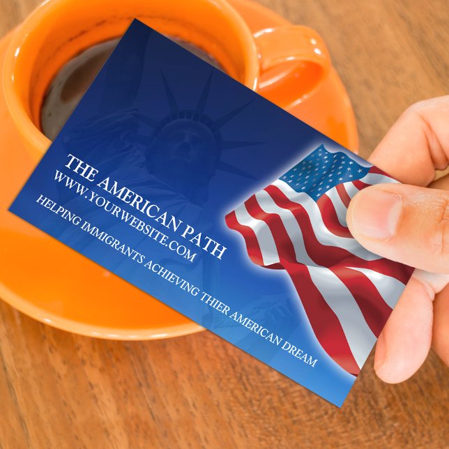 American Flag Business Card (Creator Uploaded)