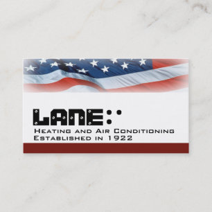 American Flag Business Card