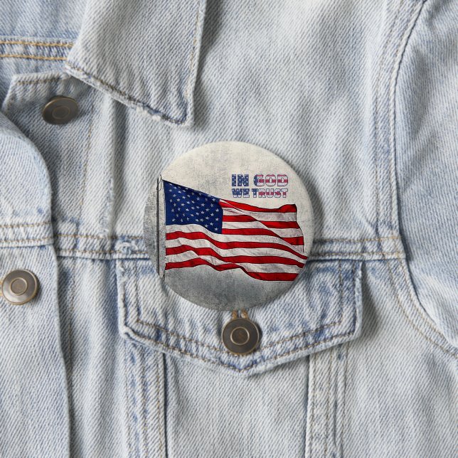 American Flag Button (In Situ)