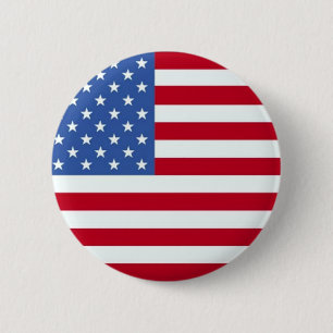 American Flag Button