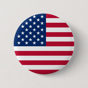 American Flag Button