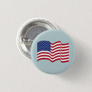 American Flag Button Gift