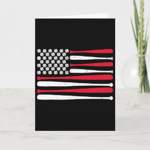 American Flag Bysebyll Usa Vintage Bysebyll Sport Card
