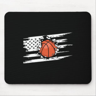 American Flag Bysketbyll Apparel - Bysketbyll 1 Mouse Mat