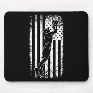 American Flag Bysketbyll Apparel - Bysketbyll  Mouse Mat