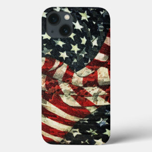 American Flag-Camouflage by Shirley Taylor iPhone 13 Case