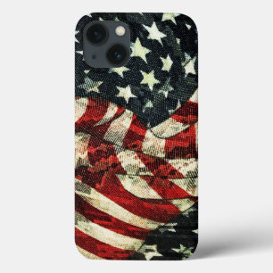 American Flag-Camouflage by Shirley Taylor iPhone 13 Case