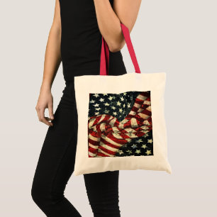 American Flag-Camouflage by Shirley Taylor Tote Bag