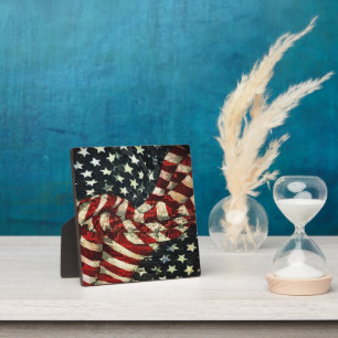 American Flag-Camouflage for Shirley Taylor Plaque