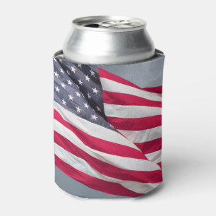 American Flag Can Cooler