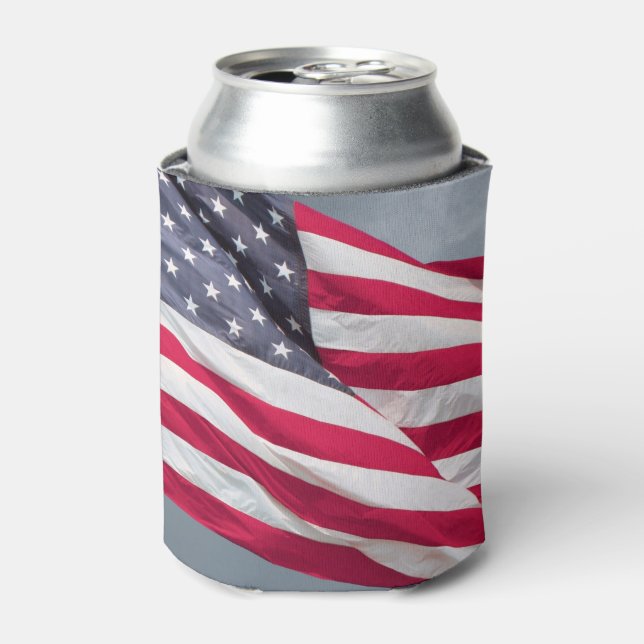 American Flag Can Cooler (Can Front)