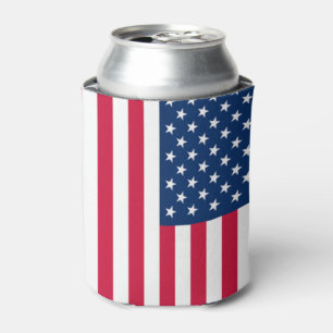 American Flag Can Cooler