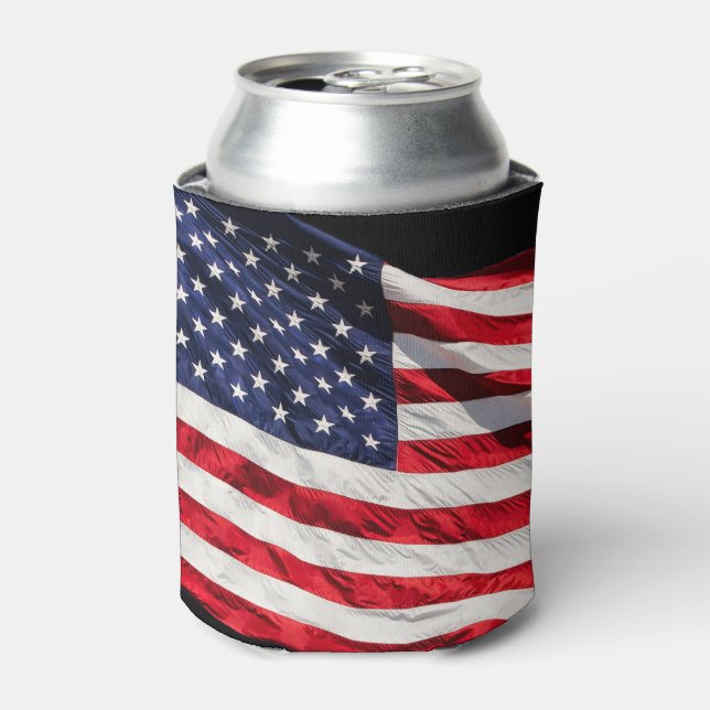 AMERICAN FLAG CAN COOLER (Can Front)