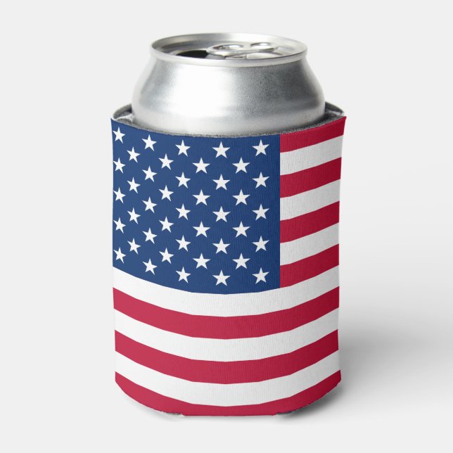American Flag Can Cooler (Can Front)