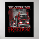 American Flag Canada Flag Freedom Convoy 2022 Poster<br><div class="desc">American Flag Canada Flag Freedom Convoy 2022 Trucker Driver Gift. Perfect gift for your dad,  mum,  papa,  men,  women,  friend and family members on Thanksgiving Day,  Christmas Day,  Mothers Day,  Fathers Day,  4th of July,  1776 Independant day,  Veterans Day,  Halloween Day,  Patrick's Day</div>