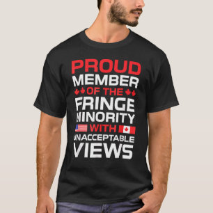 American Flag Canada Flag Freedom Convoy 2022 Truc T-Shirt