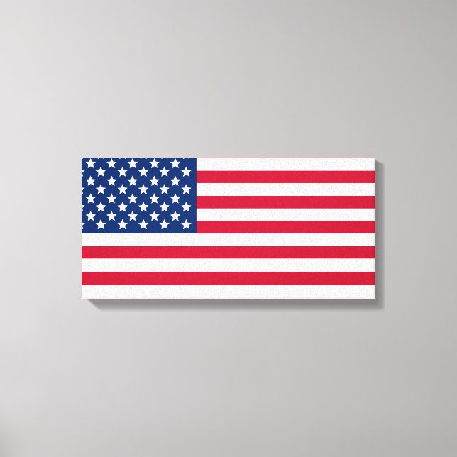 American Flag Canvas Print (Front)