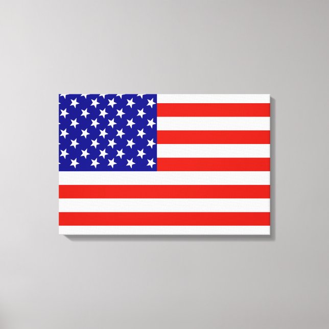AMERICAN FLAG CANVAS PRINT (Front)