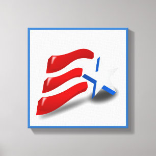 AMERICAN FLAG CANVAS PRINT