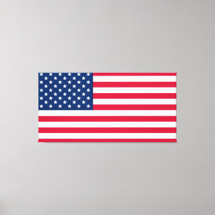 American Flag Canvas Print - Patriotic - USA