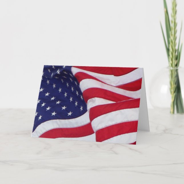American Flag Card (Front)