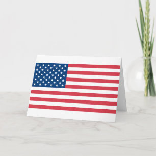 American Flag Card