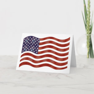 American Flag Card
