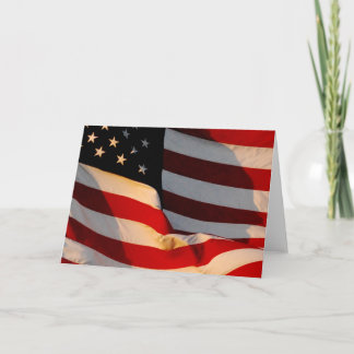 American Flag Card