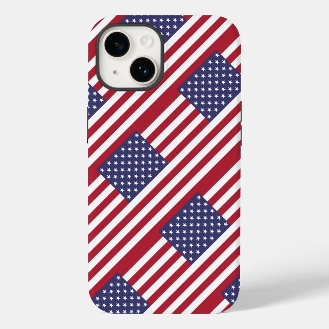American Flag Case-Mate iPhone Case (Back)