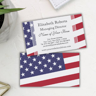 American Flag - Celebrate the USA Business Card